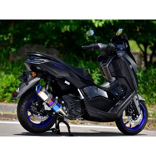 BEAMS N-MAX125 マフラー本体 CORSA-EVO RS ヒートチタン サイレンサー 政府認証 ビームス_6