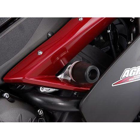 AGRAS YZF-R1 スライダー類 レーシングスライダー フレーム カラー ジュラコン/ブラック タイプ ロゴ有 アグラス_2