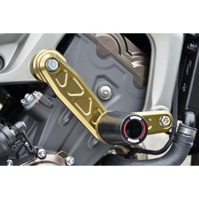 AGRAS MT-09 スライダー類 レーシングスライダー 3点セット エンジンハンガーφ50＋クラッチ カラー ジュラコン/ブラック タイプ ロゴ…_3