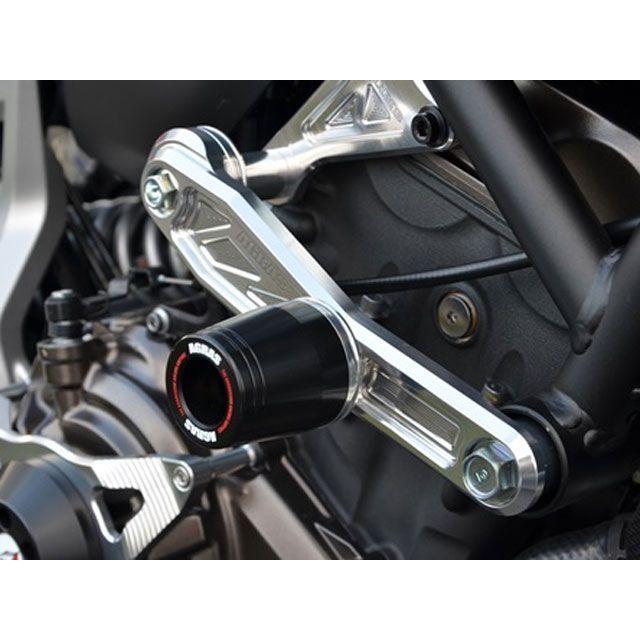 AGRAS MT-07 スライダー類 レーシングスライダー サブフレームタイプスライダーφ50＋エンジンハンガー カラー ジュラコン/ホワイト タイ…