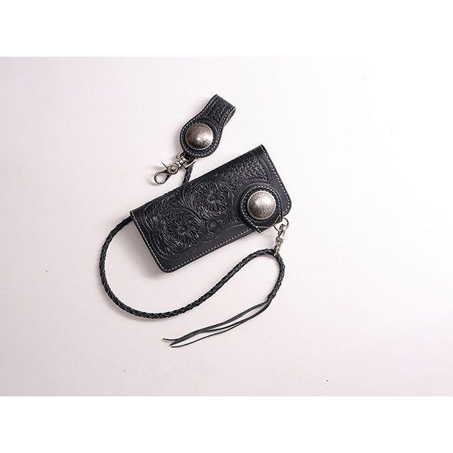 DEGNER（デグナー） 財布 W-75 カービングレザーウォレット カラー