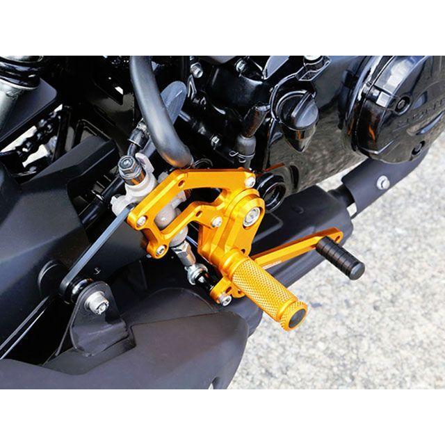 BABYFACE GROM/MSX125 バックステップ関連パーツ バックステップキット カラー ブラック ベビーフェイスの画像