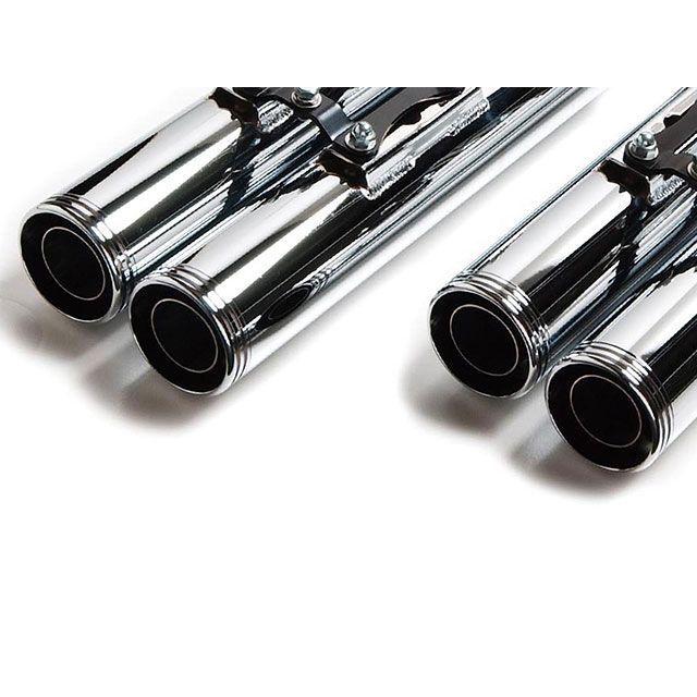 モーターステージ製ブラスドラッグクロームマフラー モーターステージ 2014005 スリップオンマフラー ブラスドラッグ