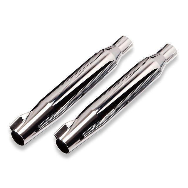 正規品／MOTOR STAGE マフラー本体 フイッシュテールTC96/FLSTN 仕様：クロームメッキ仕上げ モーターステージ バイク