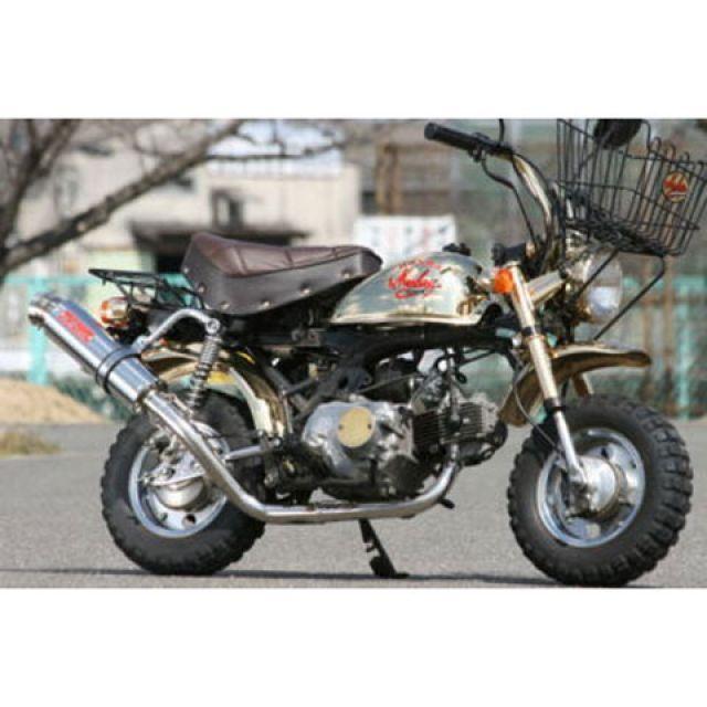 K2-tec モンキー/ゴリラ マフラー本体 モンキー/ゴリラ Bomber オールステンレスマフラー 出口形状 3ピースエンド ケイツーテックの画像