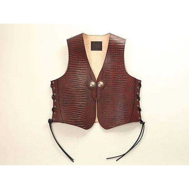 DEGNER（デグナー） ジャケット 【特価品】クロコダイル柄レザーベスト
