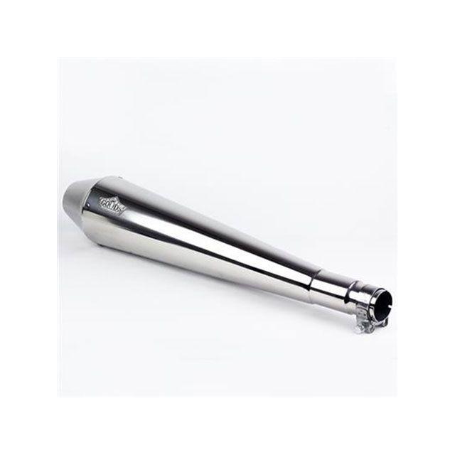 バイクマフラー TAPERD CORN スリップオンマフラーエストレヤ GOODS エストレヤ マフラー本体 TAPERED CORN スリップオンマフラー