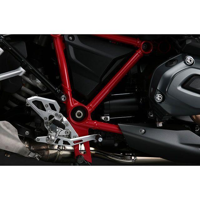 AELLA R1200R/RS バックステップ関連パーツ ライディングステップキット BMW R1200R/RS カラー ホワイト アエラ_3