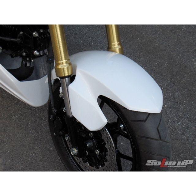 SOLID UP グロム フェンダー グロム用 フロントフェンダー 素材 FRP製黒ゲルコート ソリッドアップ_2