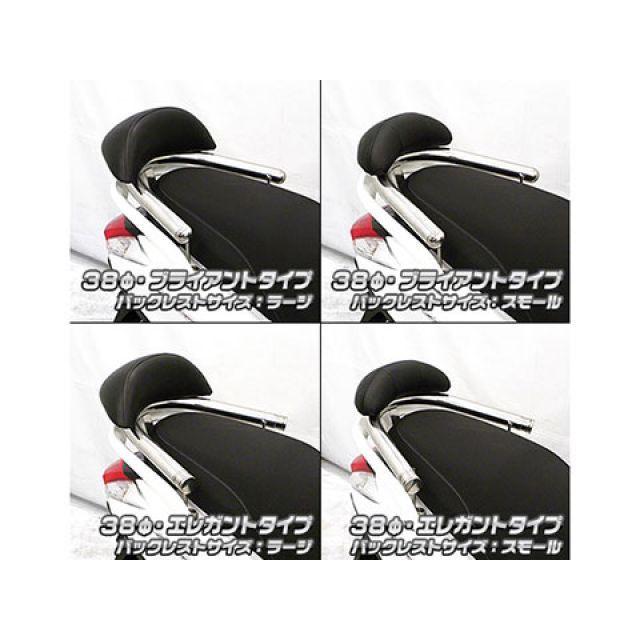 アクシスZ用　タンデムバー　バックレスト　ウィルズウィン　※車体ではありません。 WirusWin（ウイルズウィン） アクシスZ タンデム用品 アクシスZ用