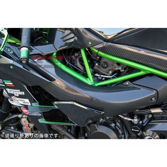 カワサキ　ニンジャ　H2 ドライカーボンラムエアダクトカバー SPEEDRA NINJA H2 ドレスアップ・カバー ラムエアダクトカバー ドライ