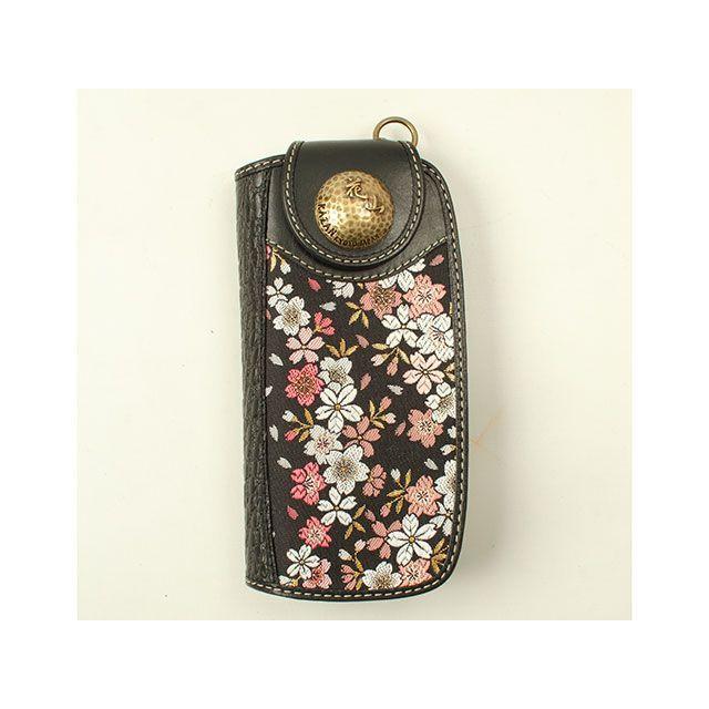 極美品　花山　デグナー　レザーウォレット長財布　京桜 極美品 花山 デグナー レザーウォレット長財布 京桜 極美品 花山