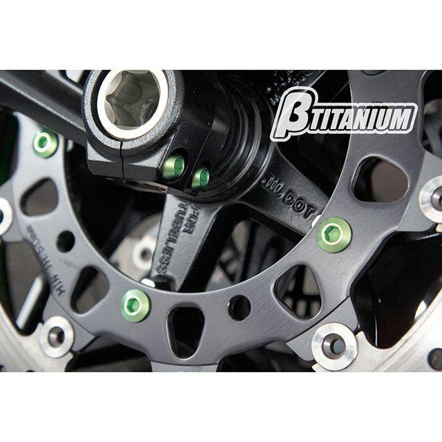 βTITANIUM その他ブレーキ用パーツ フロントブレーキディスクローターボルトキット 仕様 ブラウンゴールド（陽極酸化あり） ベータチタニウムの画像