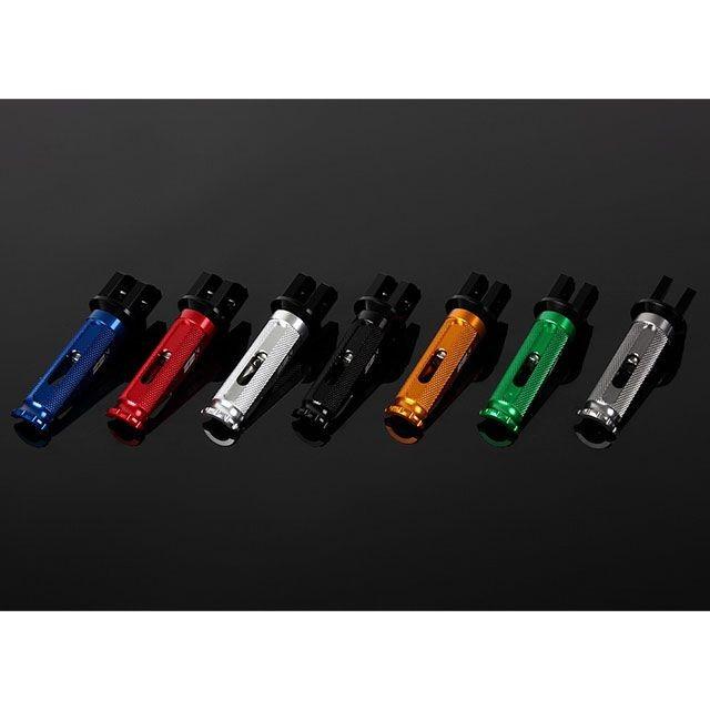 SPEEDRA ステップ アルミ削り出しステップ レーシングタイプ（取付部：ブラック/ステップバー：グリーン） SPEEDRA_3