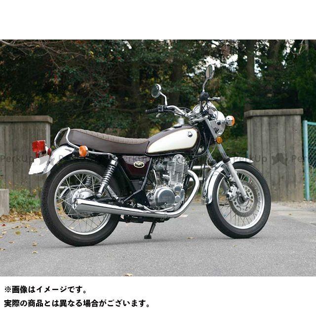 NOJIMA SR400 マフラー本体 ビンテージメガホン（エンブレム有り） スリップオン（ステンレス/クローム） ノジマ