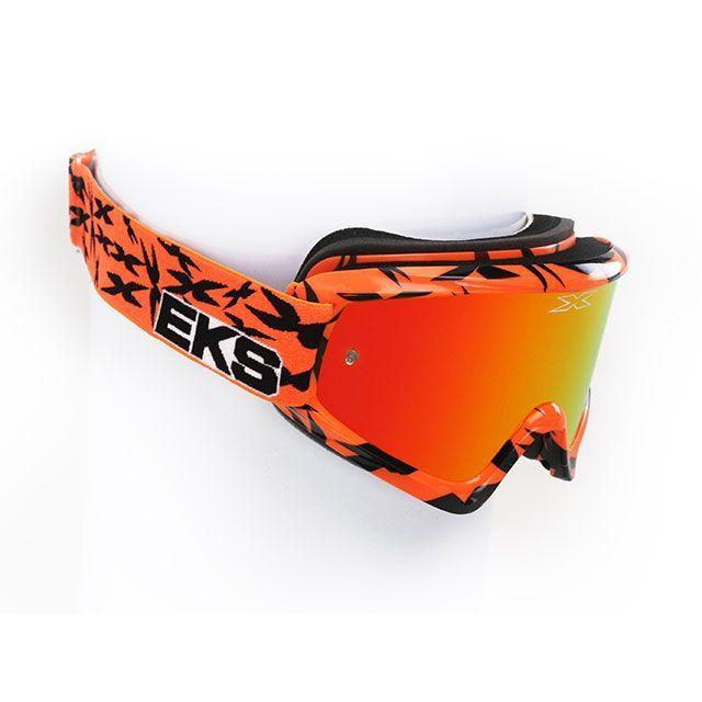 正規品／EKS Brand ゴーグル本体 EKS ゴーグル スカッター『Scatter X』 フローオレンジ/ブラック イクスブランド バイク ...