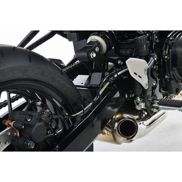 SWAGE-LINE PRO Z900RS ブレーキホース・ケーブル類 リアホースキット（ステンレスブラック） ホースカラー ブラック スウェッジラ…_3