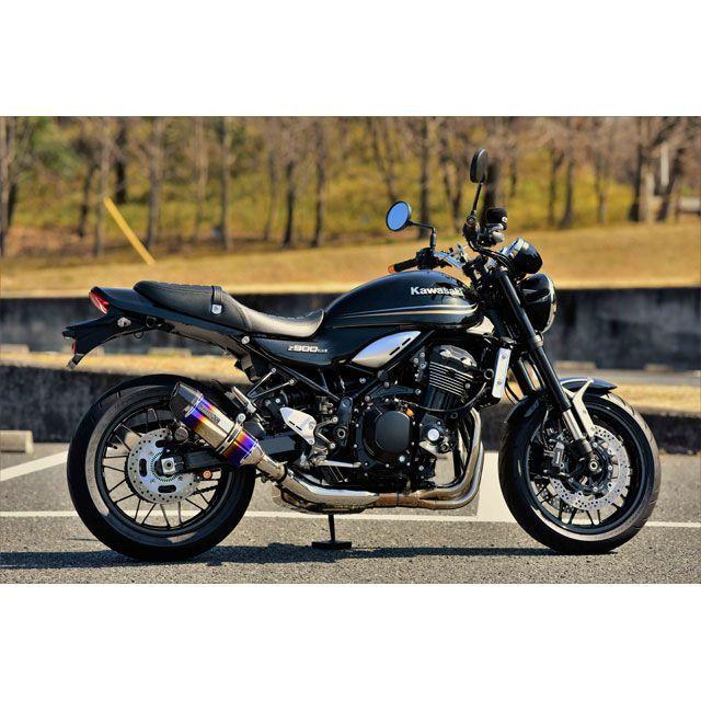 BMS RACING FACTORY Z900RS マフラー本体 CORSA-EVO II スリップオンマフラー ヒートチタン 政府認証 BMSの画像