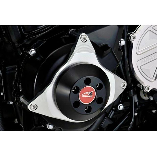 AGRAS Z900RS スライダー類 レーシングスライダー 4点セット フレームφ60＋ジェネレターA＋クラッチA ジュラコンカラー ブラック ア…