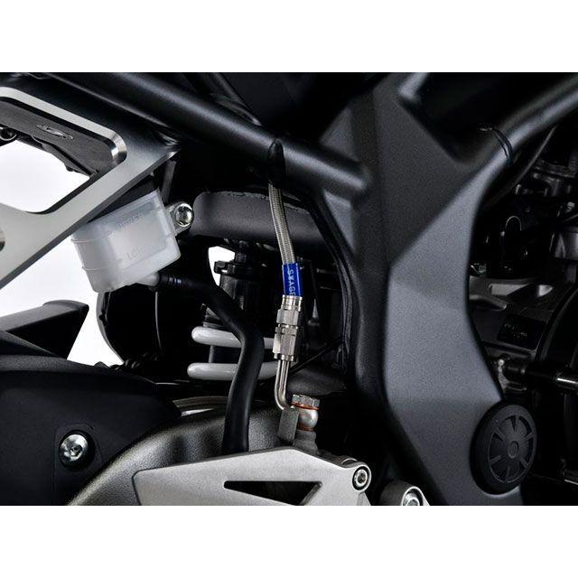 SWAGE-LINE PRO CBR250RR ABS ブレーキホース・ケーブル類 リアブレーキホースキット（ステンレスブラック） ホースカラー ブ…_1