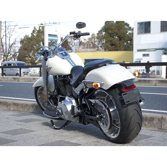 TERADAMOTORS Softail Fat Bob キャリア・サポート 2018- Softail Fat Bob サドルバッグサポート（クロ…_1