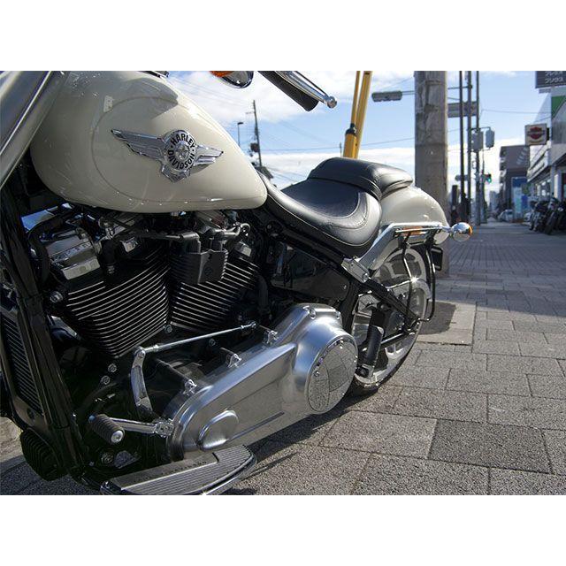 TERADAMOTORS Softail Fat Bob キャリア・サポート 2018- Softail Fat Bob サドルバッグサポート（クロ…_4
