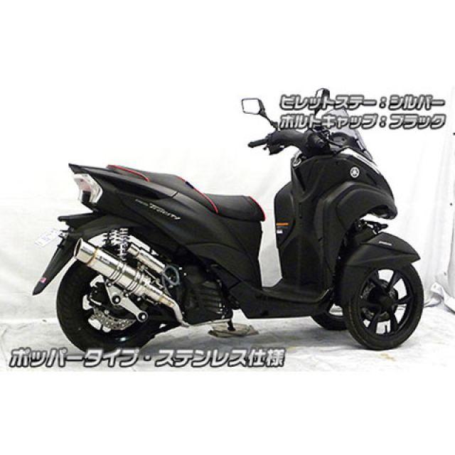 WirusWin トリシティ125 マフラー本体 トリシティ125（2BJ-SEC1J）用 アニバーサリーマフラー ポッパータイプ ステンレス仕様 …_3