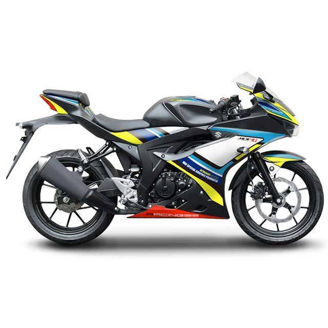 MDF - 【製造会社直送】GSX-R125 お洒落・取りまかなう GSX-R125（2018〜） グラフィック一揃いの道具 アタッカーひな型 黒いこと印字機…