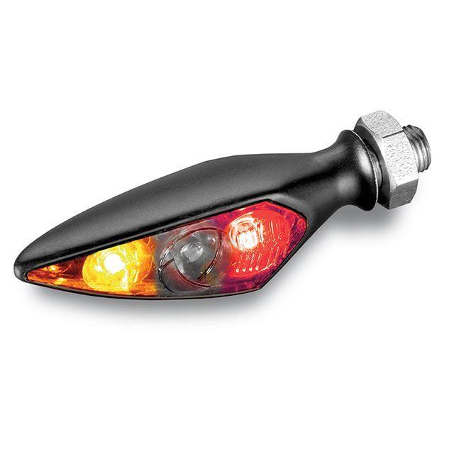 Kellermann 汎用 ウインカー関連パーツ Rhombus S DF Dark/ローンバスS DF ダーク 尾灯/制動灯機能付きウインカー 右…の画像