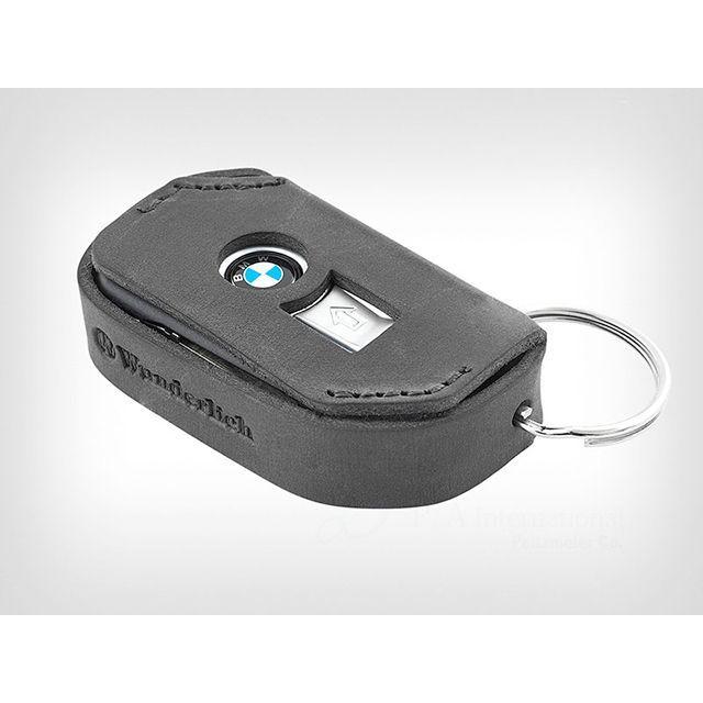 ワンダーリッヒ 牛皮製 キーカバー Black Wunderlich Wunderlich（ワンダーリッヒ） キーホルダー 牛皮製 キーカバー