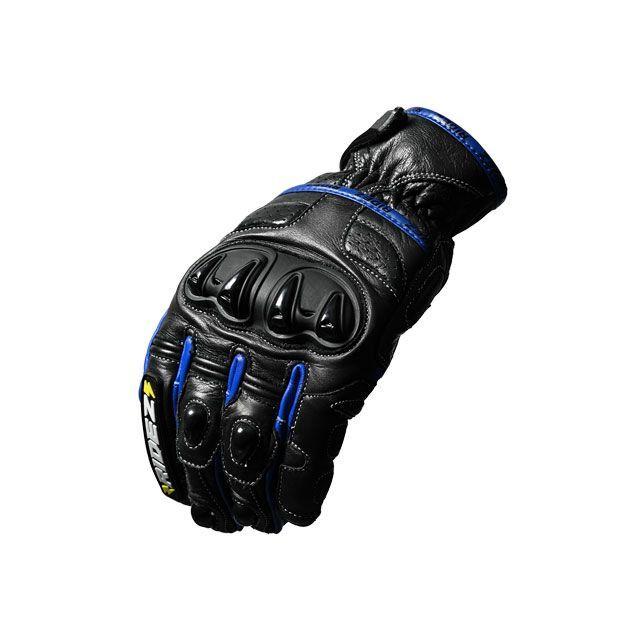 RIDEZ レザーグローブ OCTANE GLOVE（ブラック） サイズ XL ライズの画像