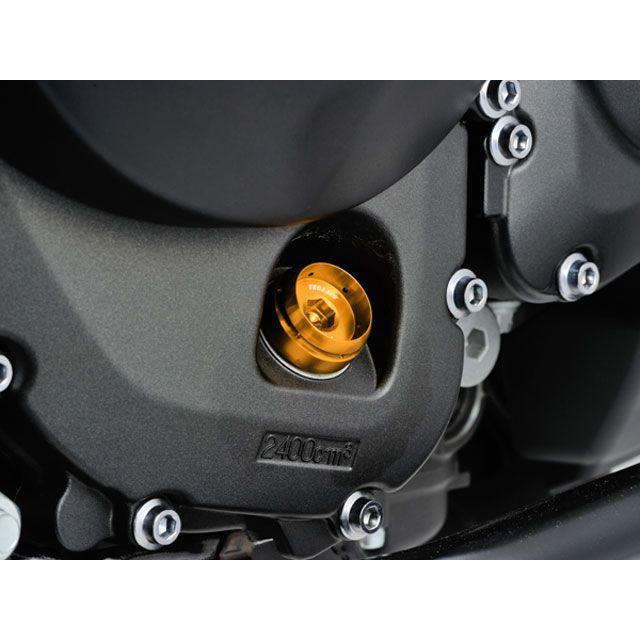 正規品／DAYTONA エンジンオイルパーツ アルミビレットオイルフィラーキャップ（BULLETタイプ） M20×P2.5 ゴールド デイトナ バイク｜st-ride｜02