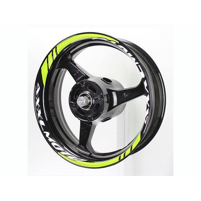 【メーカー直送】AxxL ハブ・スポーク・シャフト リムステッカー SP1 カラー：ブルー アクセル バイク｜st-ride｜03