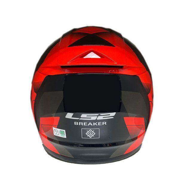 正規品／LS2 HELMETS フルフェイスヘルメット アウトレット品 BREAKER（ブラックレッド） サイズ：S エルエスツーヘルメット バイク｜st-ride｜03