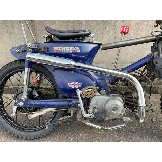 K&W カブ マフラー本体 カブ用ショーティーマフラー 部品屋K&W