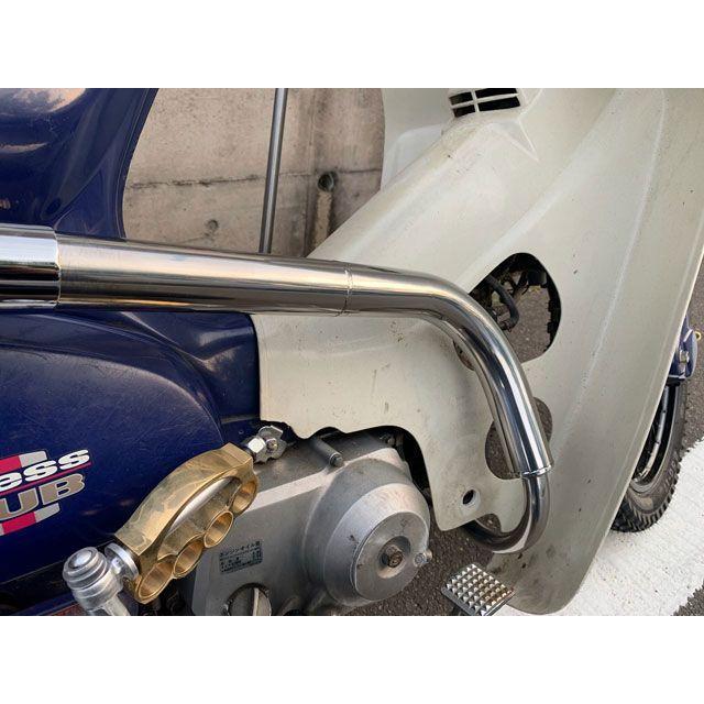 K\u0026W カブ マフラー本体 カブ用ターンアウトマフラー 部品屋K\u0026Wの画像