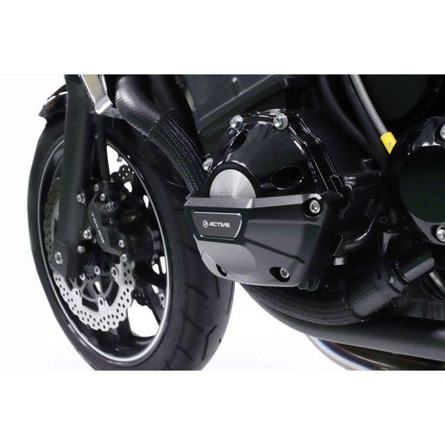 ACTIVE ブラック ブレーキパーツ ZRX1200 DAEG 09-16 アクティブピープル ACTIVE ZRX1200 DAEG スライダー類 エンジンカバー