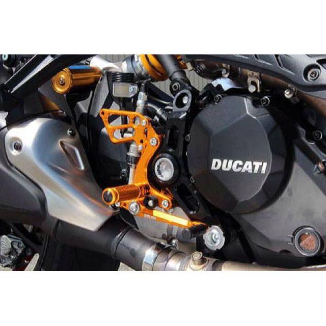 BABYFACE Monster1200R バックステップ関連パーツ バックステップキット カラー ブラック ベビーフェイス_1