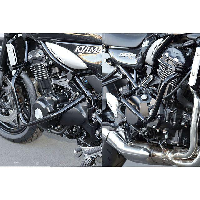 正規品／KIJIMA Z900RS Z900RSカフェ エンジンガード エンジンガード（ブラック） キジマ バイク｜st-ride｜02