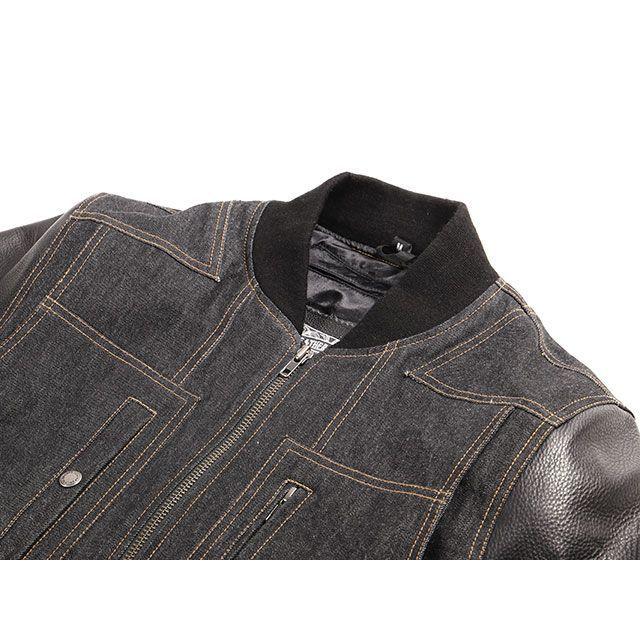 DEGNER ジャケット 2019-2020秋冬モデル 19WJ-18 レザーデニムコンビジャケット（ブラック/ブラック） サイズ S【特価品】 デ…_2