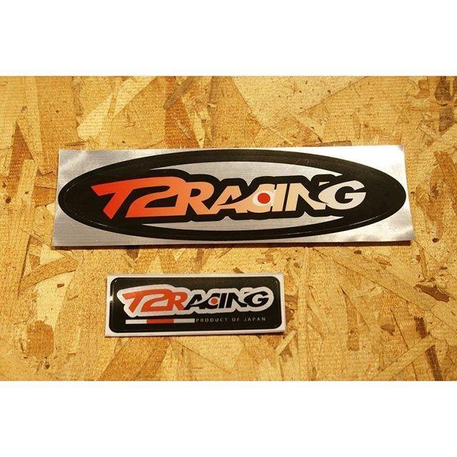 T2Racing NSR250 インナーサイレンサー ロングステンレスサイレンサー 逆三角形 ステッカー 楕円タイプ T2レーシング_4