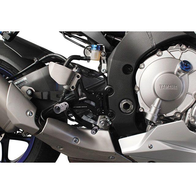 Valter Moto components YZF-R1 バックステップ関連パーツ バックステップ レースタイプ（ブラック） バルターモトコンポー…_1