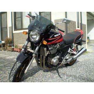 WW GSX1400/ST250 カウル・エアロ 汎用ビキニカウル DS-01 typeR（ソリッドブラック） ワールドウォーク_1