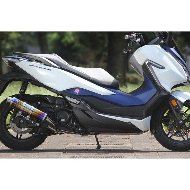 SP忠男 SP TADAO FORZA マフラー本体 POWER BOX FULL S チタンブルー