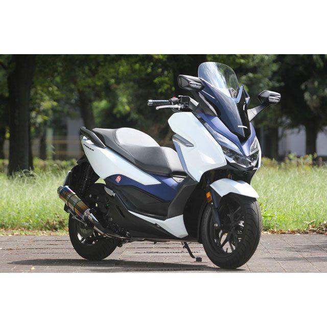 SP忠男 SP TADAO FORZA マフラー本体 POWER BOX FULL S チタンブルー