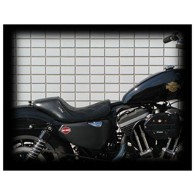 ラペラ　ベアボーンズソロシート ダイヤモンドステッチ スポーツスター ラペラ ベアボーンズシート ソロ ダイアモンドステッチ