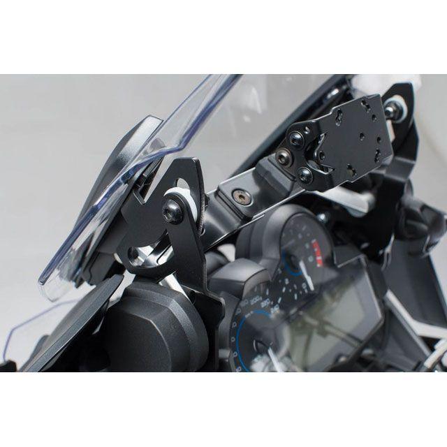 SW-MOTECH スクリーン関連パーツ スクリーン レインフォースメント - ブラック - BMW R1200 GS LC/アドベンチャー（13-…_1