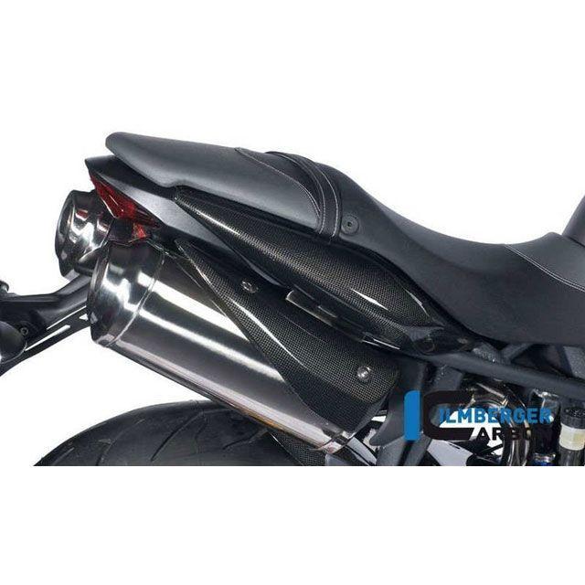 ILMBERGER StreeTriple 675 カウル・エアロ アンダーシートサイドパネル （右） カーボン - Triumph Street …の画像