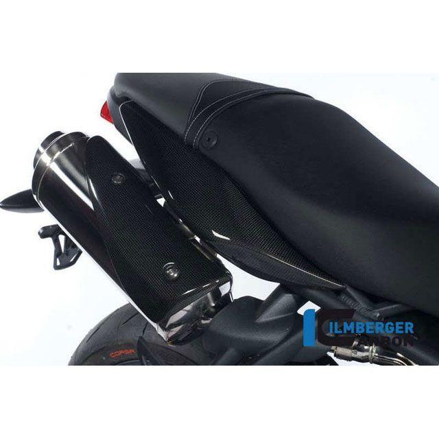 ILMBERGER StreeTriple 675 カウル・エアロ アンダーシートサイドパネル （右） カーボン - Triumph Street …の画像