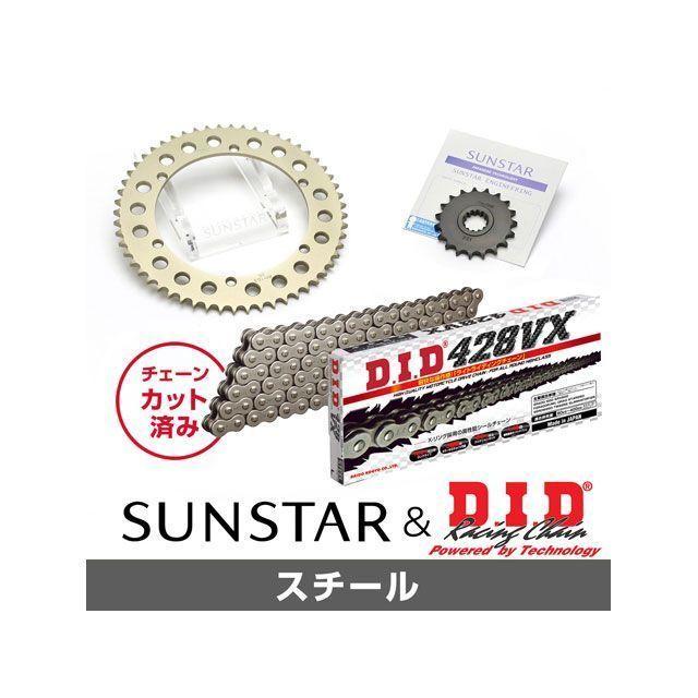正規品／SUNSTAR SRX400（SRX-4） スプロケット関連パーツ KD21601 スプロケット＆チェーンキット（スチール） サンスター バ…
